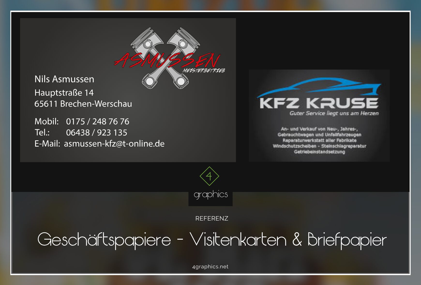 Referenz - Geschäftspapiere