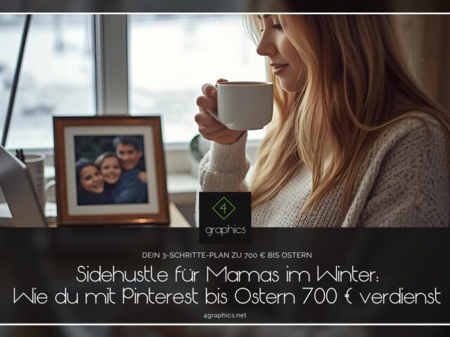 Sidehustle für Mamas im Winter: Wie du mit Pinterest bis Ostern 700 € verdienst