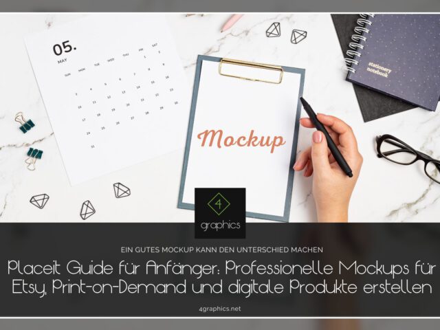 Placeit Guide für Anfänger: Professionelle Mockups für Etsy, Print-on-Demand und digitale Produkte erstellen