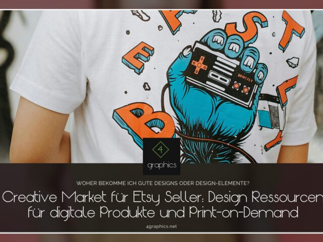Creative Market für Etsy Seller: Design Ressourcen für digitale Produkte und Print-on-Demand